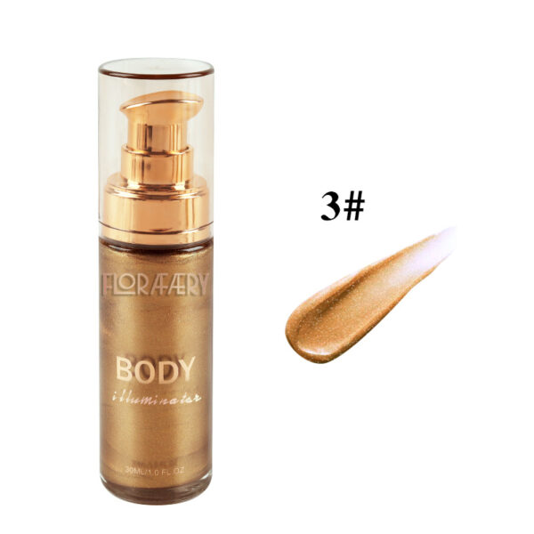 body highlighter makeup smooth shimmer glow liquid illuminator