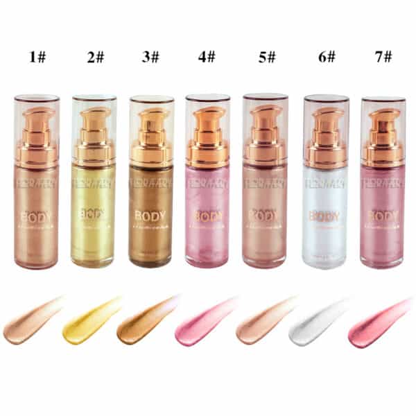 body highlighter makeup smooth shimmer glow liquid illuminator