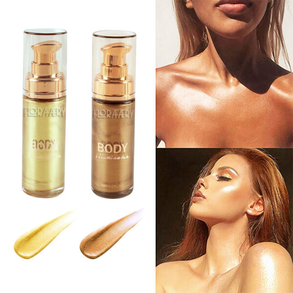 body highlighter makeup smooth shimmer glow liquid illuminator