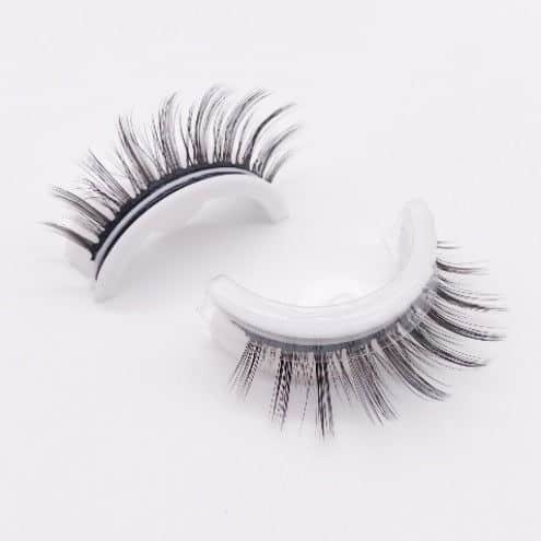 self adhesive pairs of false eyelashes 