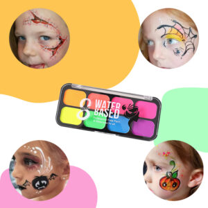 8004 water activated face paint palette