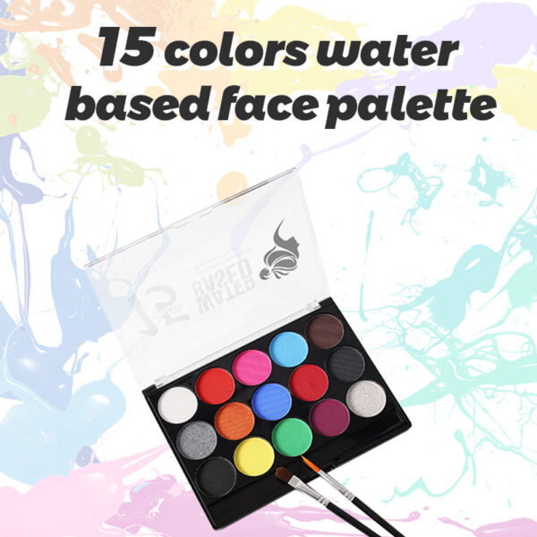 8005 15 color face paint palette